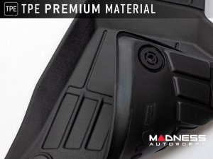 FIAT 500 Floor Liners - 3D All Weather - Pro Line - Black - OMAC (2009-2019)
